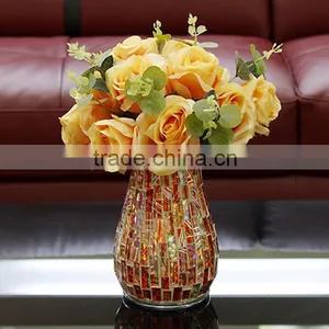 Romantic Handmade Mosaic Vase thumbnail-4
