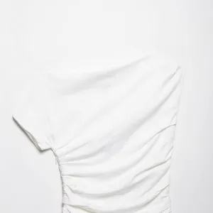 2025 New European and American Fashion Simple and Skinny Fold Short Dress thumbnail-3