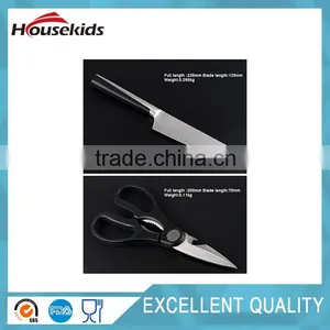 Stainless Steel Kitchen Knife Set With Wooden Container thumbnail-2