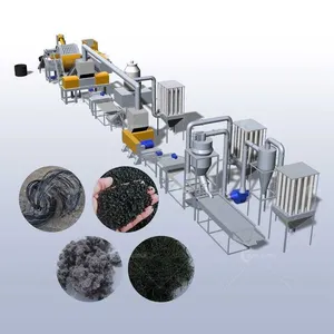 China Tyres Recycling Machine Used Tyre Granule Recycling Line Tyre Recycling Plant Cost thumbnail-4