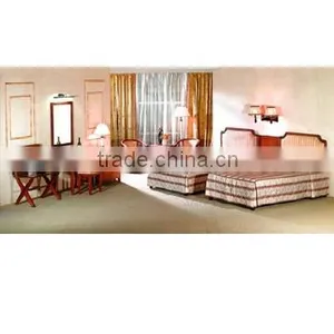 Modern Style Cherry Wood Hotel Twin Room Furniture PFG400 thumbnail-1