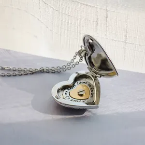 Lifetime Warranty Pet Memorial Pendant Necklace With Photo Insert thumbnail-1