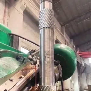 Herringbone Gear Shaft Forgings | Forged Components | Factory Customization thumbnail-1