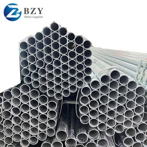 6 Inch Steel Galvanized Iron Pipe Round Galvanized Metal Fence Posts thumbnail-3