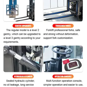 China Professional Manufacturer Electric Forklift 1 Ton 2 Ton 3 Ton 3.5 Ton 4 Ton Portable Forklift Electric thumbnail-4