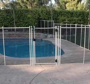 Decorative Textilene Woven Mesh Fabric – PVC Coated Wholesale for Pool Enclosure, Available in Multiple Colors to Match Landscape Design thumbnail-1