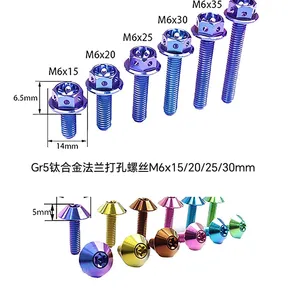 Standard And Custom Titanium Bolts Nuts Washers For Marine Chemical Industrial Equipment Assembly thumbnail-5
