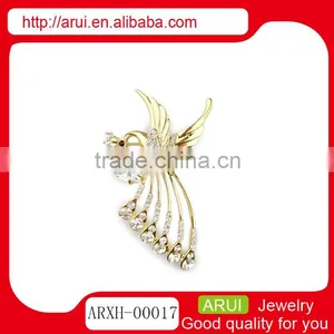 Crystal Brooches Wholesale Gold Peacock Wedding Brooches Jewelry thumbnail-1