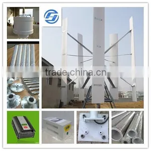 Hot Sale!!! 2015newest Mini 3kw/5kw/10kw Magnetic Vertical Wind Turbine /3000w/5000w/10000w Vertical Wind Generator Wind Turbine thumbnail-6