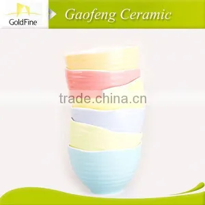 Fashionable Colourful Ceramic Soup Bowl thumbnail-1