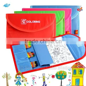 Safe Portable Drawing Set for Kids With Color Crayon and Drawing Pad thumbnail-3