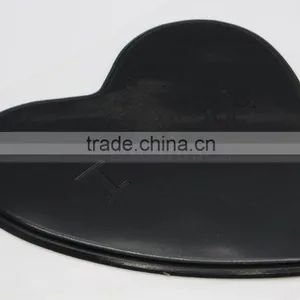 Black Color, Magic PU Gel Material Heart Shape Sticky Pad thumbnail-5