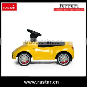 Rastar Toy Shopping Ferrari Licensed Ride on Car Baby Walker Toy Car thumbnail-1