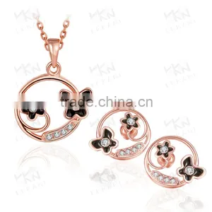 Attractive Gold Jewelry 18K Gold Plating Jewelry Set thumbnail-1