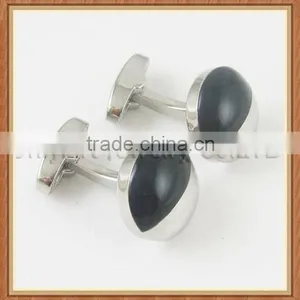 Onyx Pave Setting Custom Design Studs Cufflinks Wholesale Luxury Cufflinks thumbnail-4