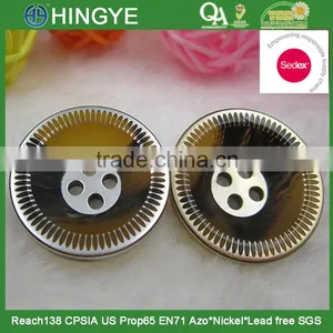 Sedex Audited Factory 2 Pillar Vacuum Plating Button thumbnail-1