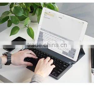 ROCK PU Leather Bluetooth Keyboard Case Cover For IPad Pro 12.9" Stand Holder Bluetooth Keyboard Case Cover MT-5323 thumbnail-1