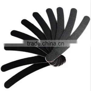 Gift 10 Double Sided 180/100 Grit Boomerang/Banana Curved Nail Files Emery Board thumbnail-1
