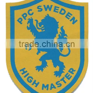 Low Price, High Denisty Metallic Thread Woven Cloth Laser Cut Woven Patches thumbnail-1