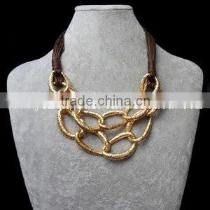 Stainless Steel Link Chain Necklace Statement Choker Necklace thumbnail-1