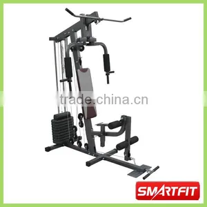 100 lb Plate Loaded Multi Station Home Gym With Protecting Net Cover and Leg Extension thumbnail-1