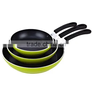 Aluminum Non Stick Coating Fry Pan Pizza Pan Egg Pan Round Crepe Pan thumbnail-2