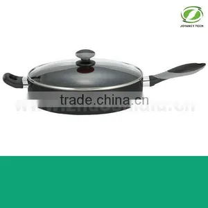 High Quality Aluminum Non-stick Pressed/Forged Wok Skillet Deep Frying Pan(ZS-W1) thumbnail-1