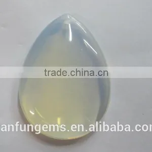 18x22mm Polished Opalite Tear Drop Shape Cabochon Loose Gem Stone thumbnail-1