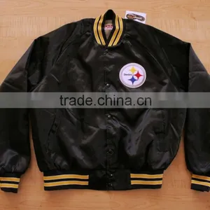 Fashion Wear Satin Jacket,custom Fashion Wear Satin Varsity Jacket,stylish Satin Varsity Jacket thumbnail-1