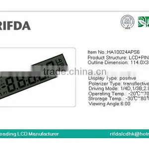 Electronic Scale Monochrome Lcd Display Module thumbnail-2