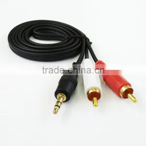 High Quality 1 to 2RCA Spliter Cable for Mobilephone/soundbox/computer/game Player /TV/DVD Player thumbnail-3