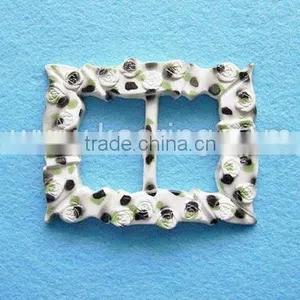 High Quality Plastic Belt Buckle Plastic Buckle Round WCK-133 thumbnail-1