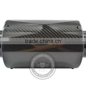 76mm 3 Inch 3''Carbon Fiber Cold Air Intake Extension System thumbnail-1