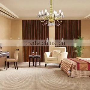 Leather Hotel Bedroom Set With Luggage Rack /Resort Hotel Bedroom Furniture HR22 thumbnail-1