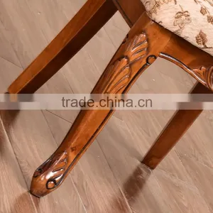 Home General Classic Carved Royal Dining Chairs Dining Room Furniture Sets thumbnail-5