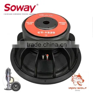 Cometa CT-1520 15inch 2500W Dual Voice Coil Best Car Powest Subwoofer/car Audio Subwoofer thumbnail-2