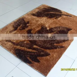 Silk Modern Flower Polyester Carpet Bed Mat thumbnail-1