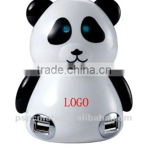 Cute Animal Usb Hub 4 Port Usb Hub Panda Doll Shape thumbnail-1