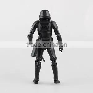 Force Awakening Black Warrior 6in.shadow Soldiers Stormtrooper Toys thumbnail-4