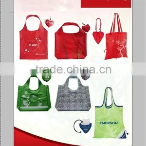 Lululemon Custom Printed Heat Seal Plastic Bag Folding Shopping Bag With Heart Pouch Shape thumbnail-1