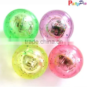 Best Wholesale Websites High Quality China Led Light up Flashing Bouncing Transparent Logo Printing Toy Rubber Ball thumbnail-1