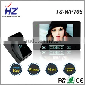 High-strength Tempering Glass Wireless Door Phone Intercom Electronic Door Lock thumbnail-1