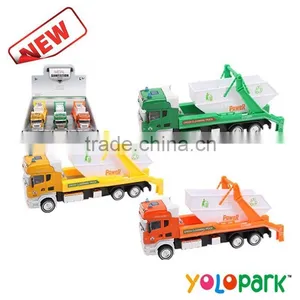 Alloy 1:42 Scale Model Garbage Truck Toy for Sale thumbnail-1