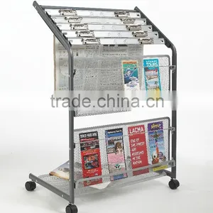 Muti-ti Siliver Color Wall Mounted Newspaper Holder thumbnail-1