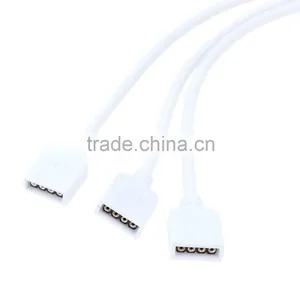 1pc RGB Controller Splitter for SMD5050 3528 RGB LED Strip,HUB 1 to 3,1 Male to 3 Female 4 Pin Rgb Led Connector thumbnail-3