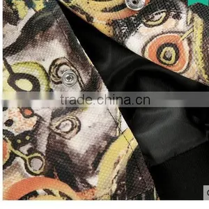 The 2015 Men's Casual Fashion Print Hooded Jacket thumbnail-4