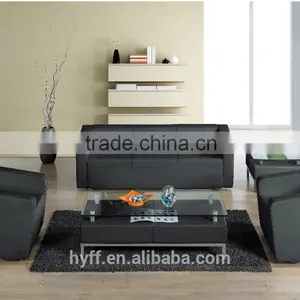 Modern Leather Genuine Leather White Leather Sofa HYS-248 thumbnail-1
