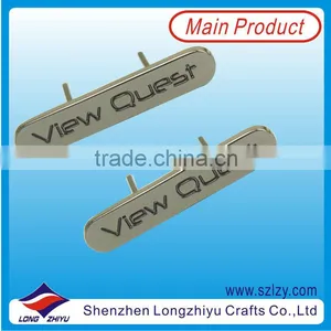 Radio Company Brand Logo Custom Cast Metal Plate Engraving Label Tag thumbnail-1