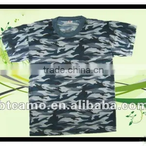 100% Cotton Ocaean Military Camouflage T-shirt thumbnail-1