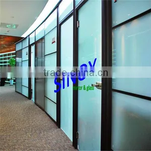 Frosted Glass Partition 8mm for Office thumbnail-1